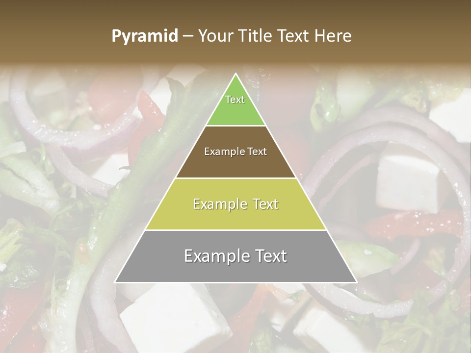 Vegetables Fork Food PowerPoint Template