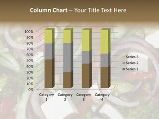 Vegetables Fork Food PowerPoint Template