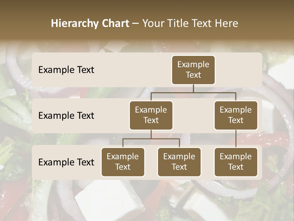Vegetables Fork Food PowerPoint Template
