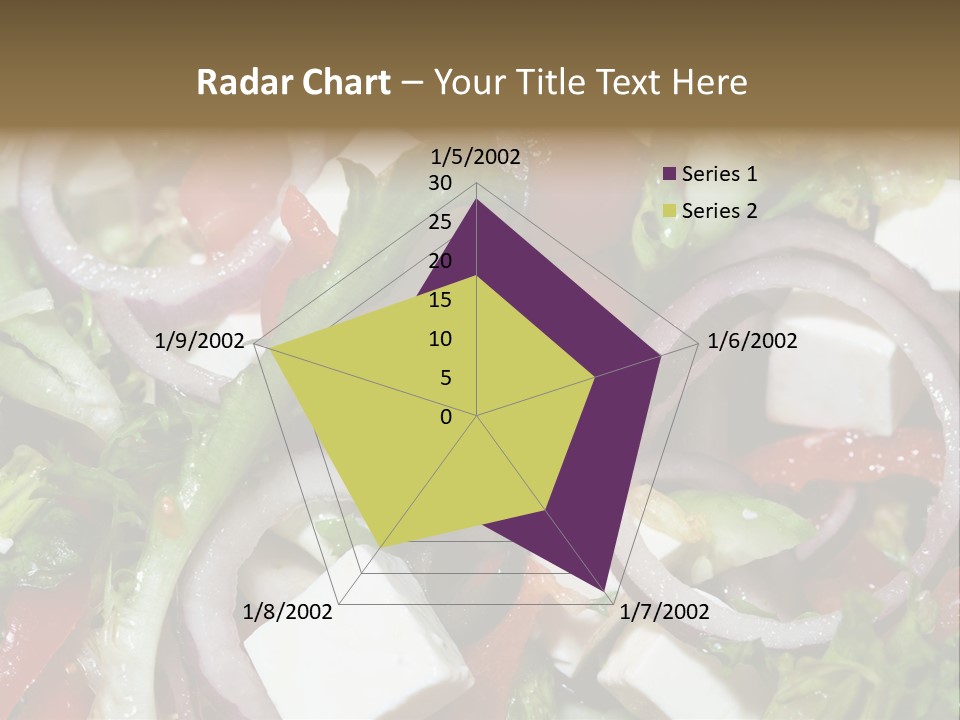 Vegetables Fork Food PowerPoint Template