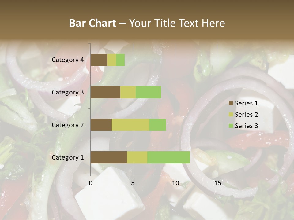 Vegetables Fork Food PowerPoint Template