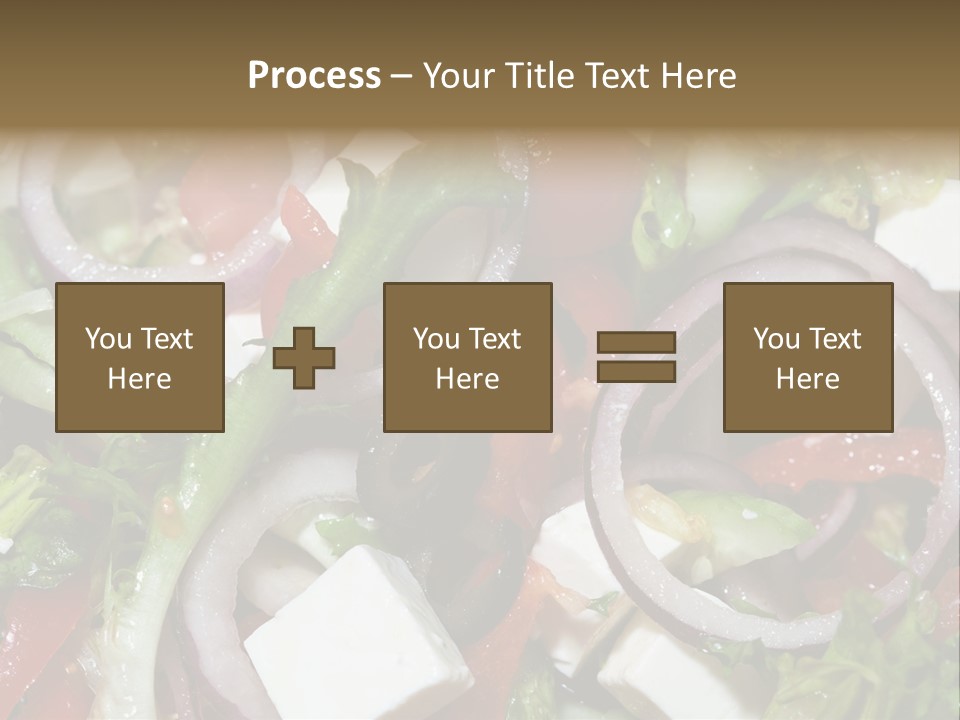 Vegetables Fork Food PowerPoint Template