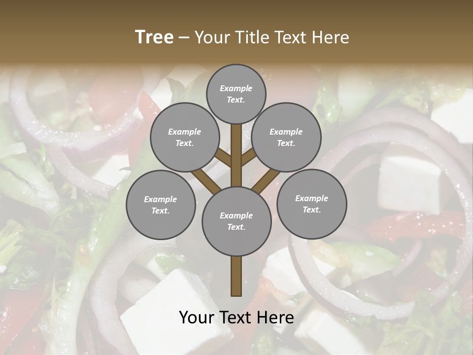 Vegetables Fork Food PowerPoint Template