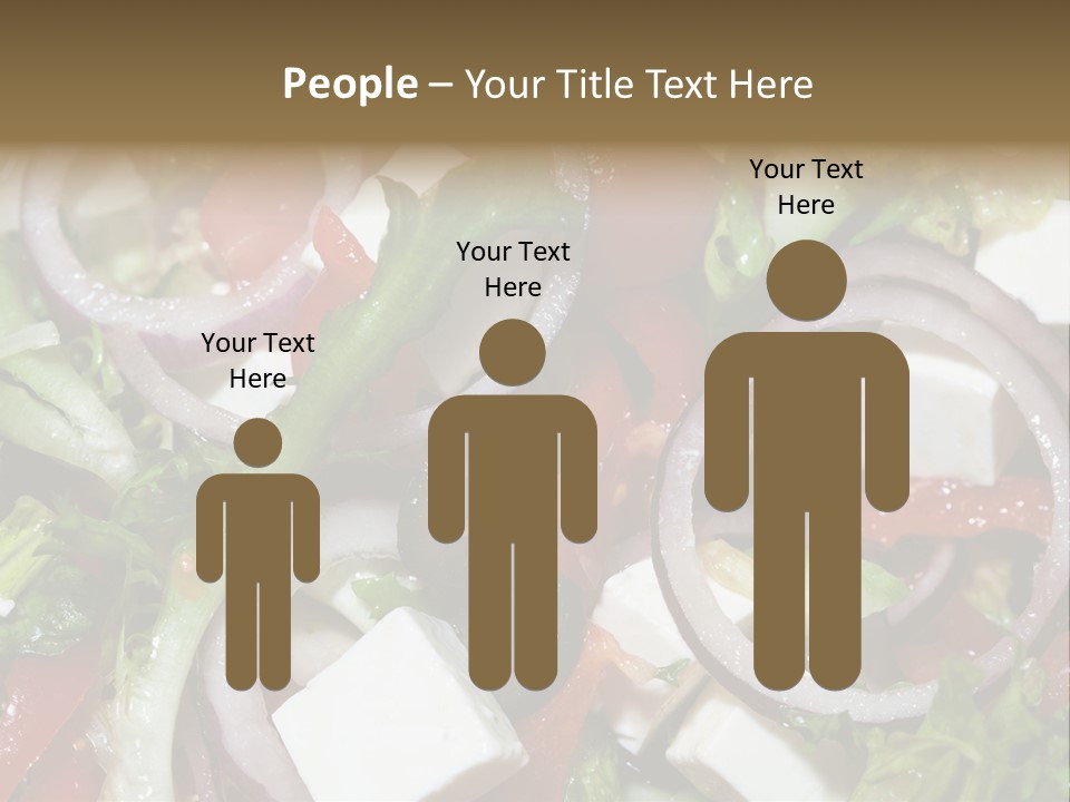 Vegetables Fork Food PowerPoint Template