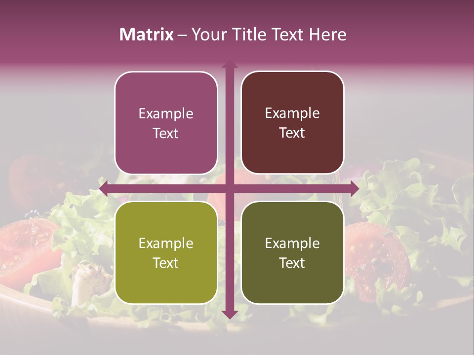 Salad Raw Breakfast PowerPoint Template