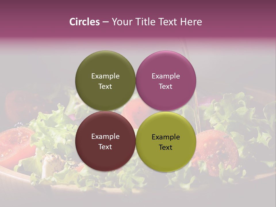 Salad Raw Breakfast PowerPoint Template