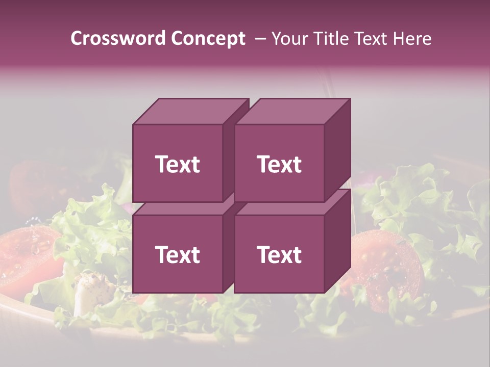 Salad Raw Breakfast PowerPoint Template