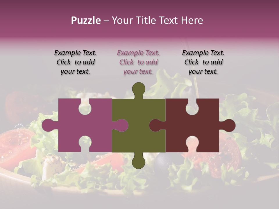 Salad Raw Breakfast PowerPoint Template