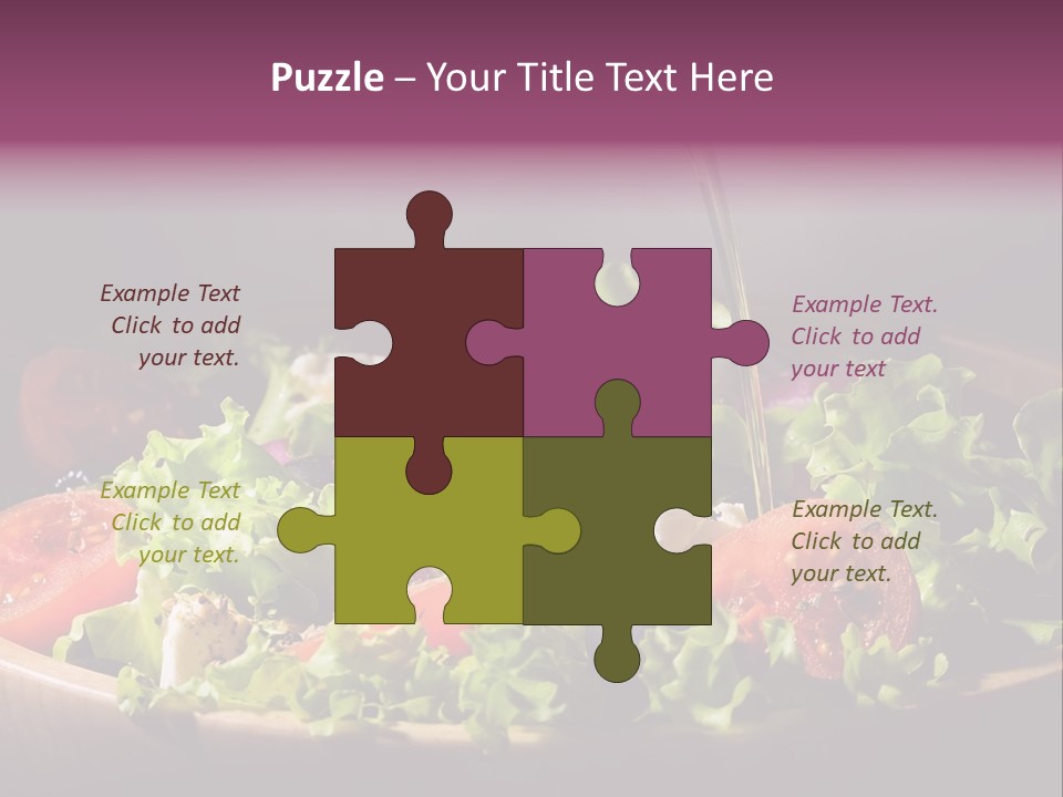 Salad Raw Breakfast PowerPoint Template