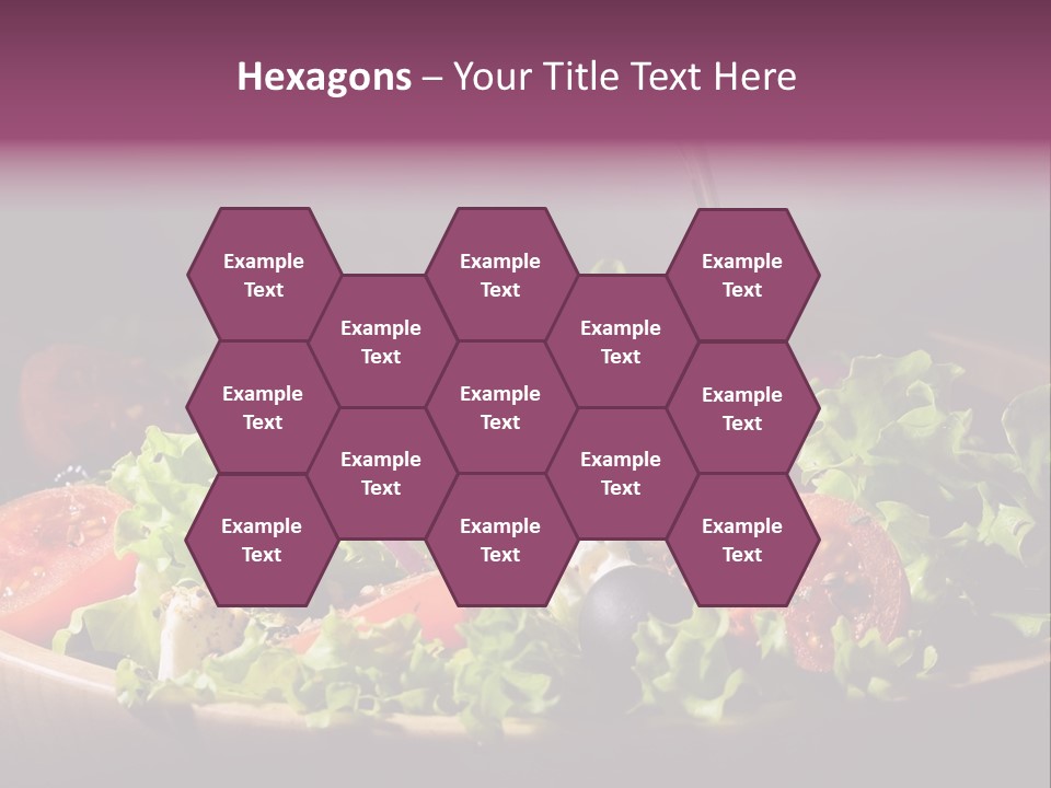 Salad Raw Breakfast PowerPoint Template