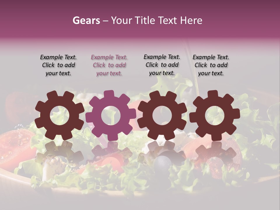 Salad Raw Breakfast PowerPoint Template