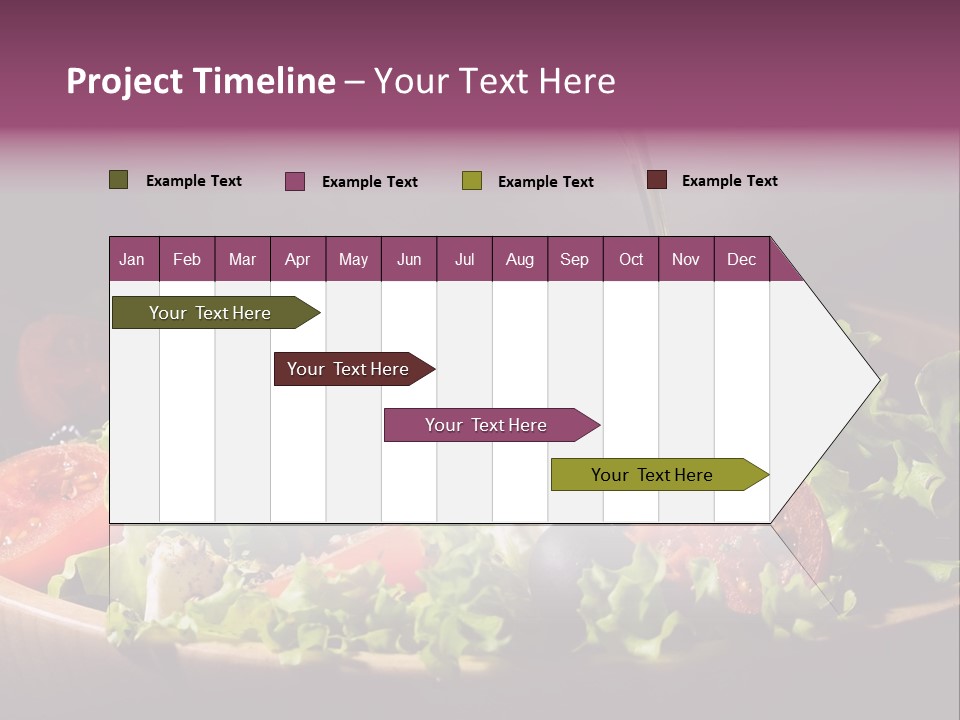 Salad Raw Breakfast PowerPoint Template
