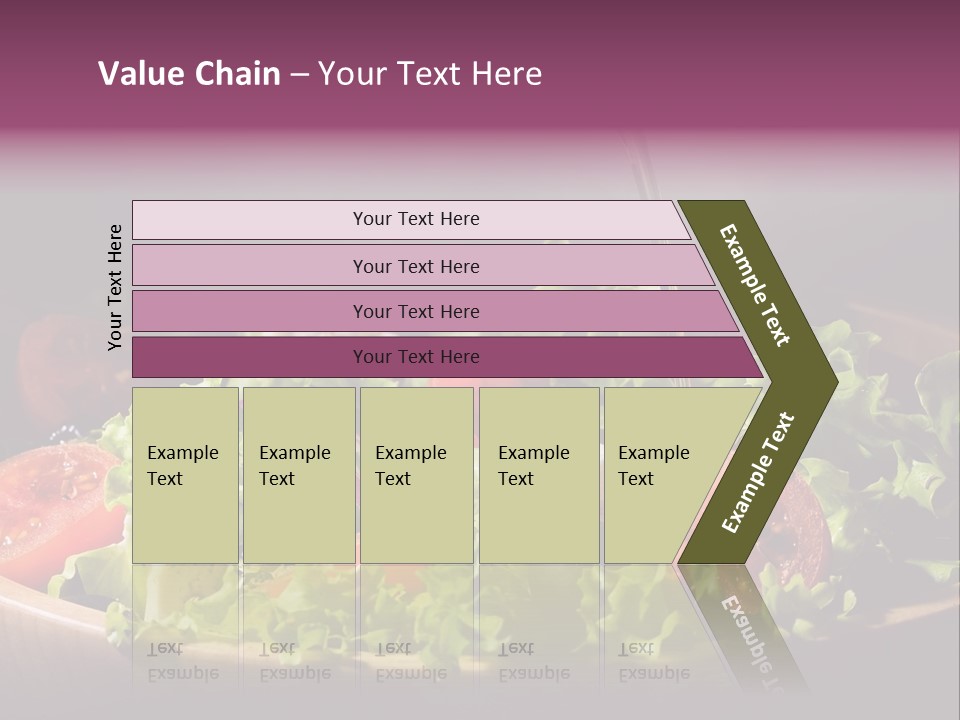 Salad Raw Breakfast PowerPoint Template