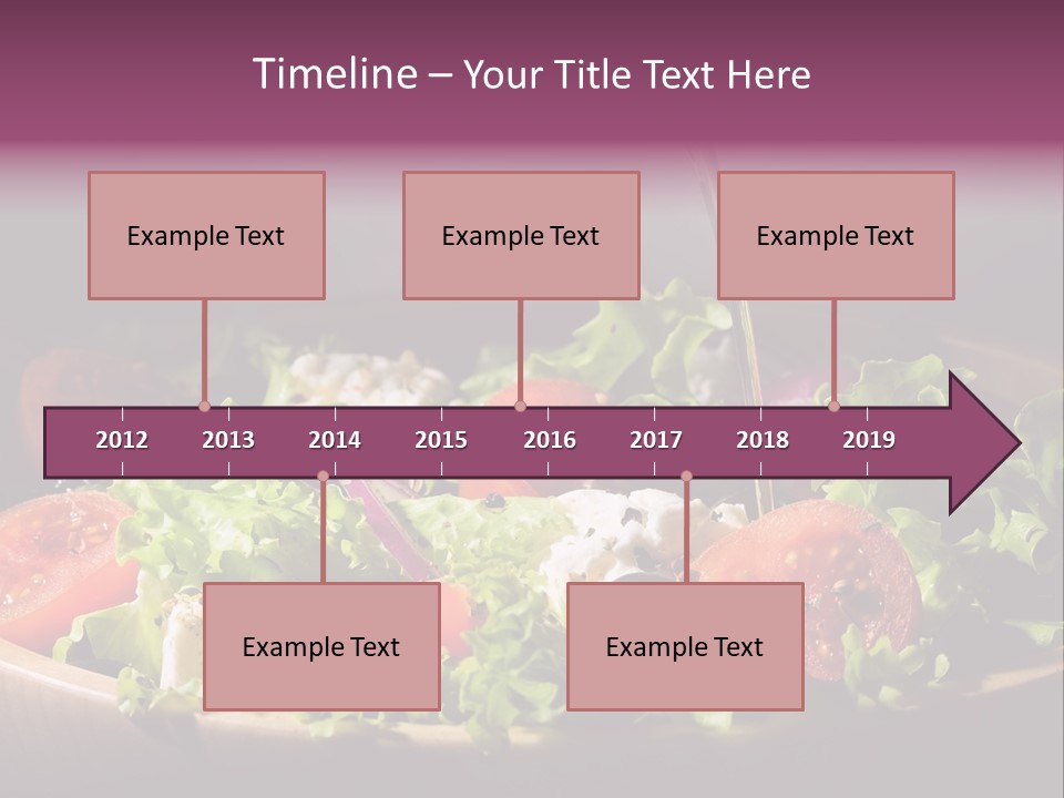 Salad Raw Breakfast PowerPoint Template
