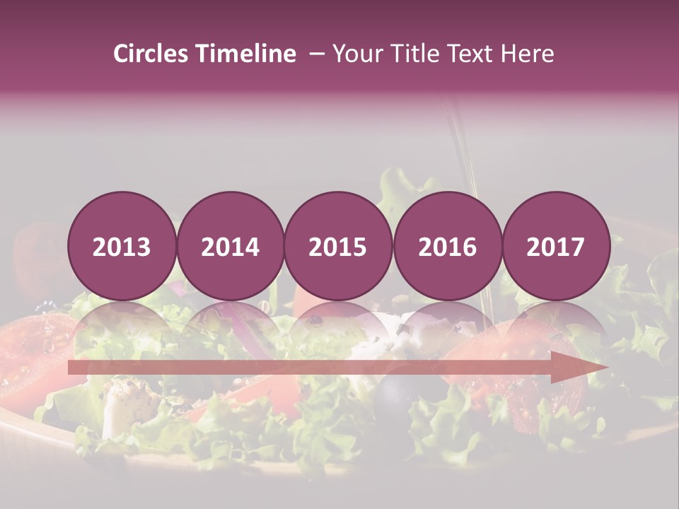 Salad Raw Breakfast PowerPoint Template