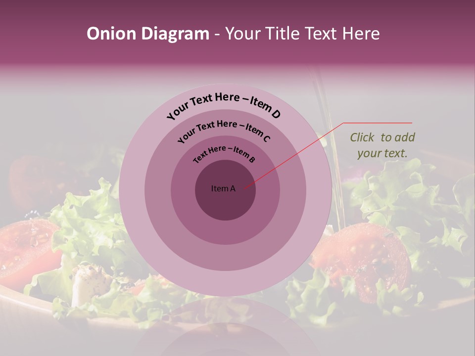 Salad Raw Breakfast PowerPoint Template