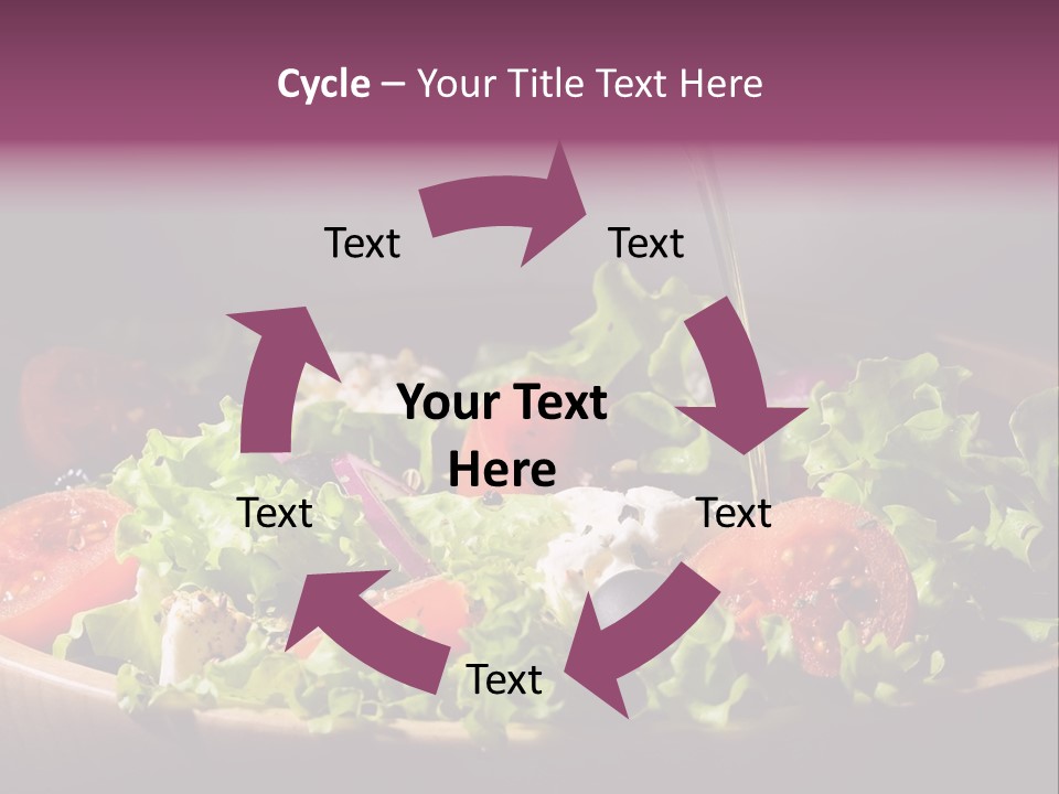 Salad Raw Breakfast PowerPoint Template