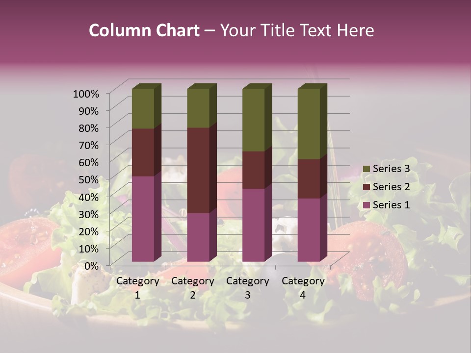 Salad Raw Breakfast PowerPoint Template