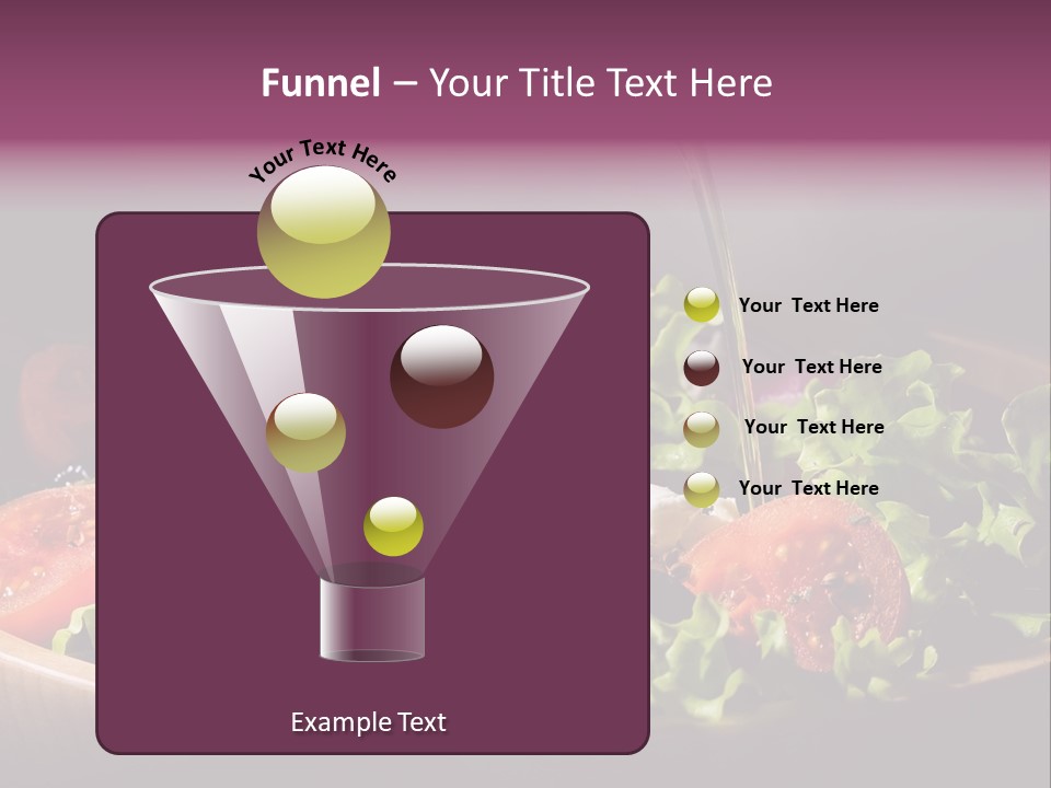 Salad Raw Breakfast PowerPoint Template