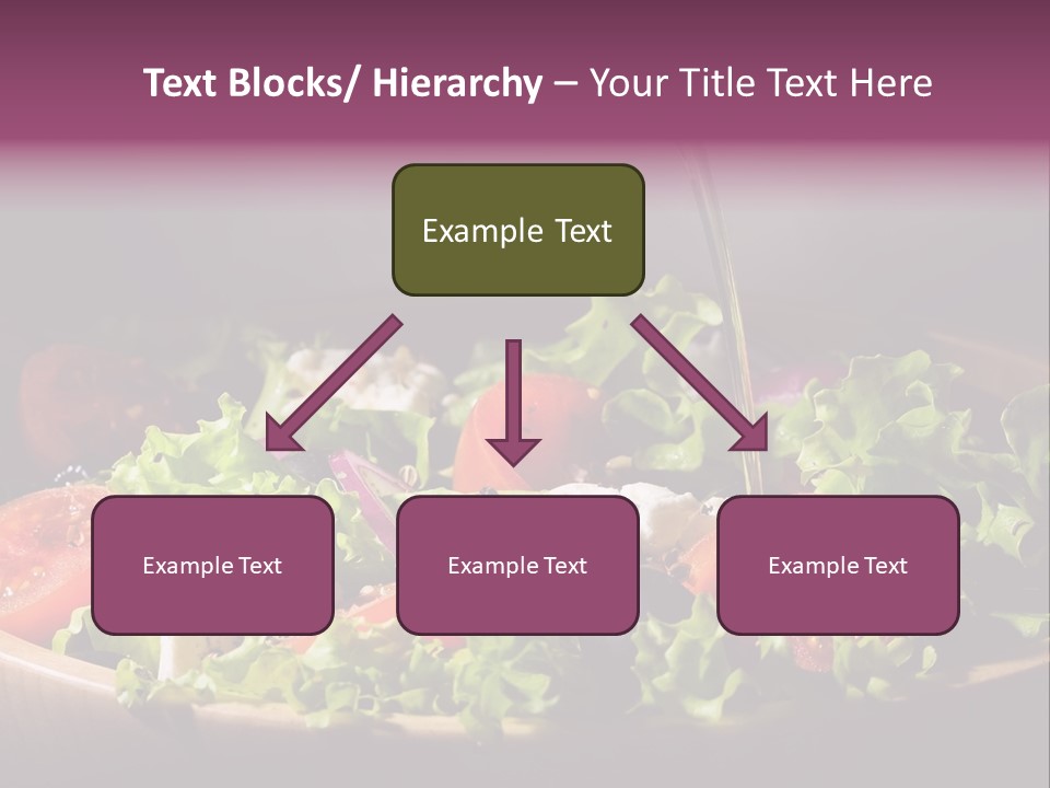 Salad Raw Breakfast PowerPoint Template