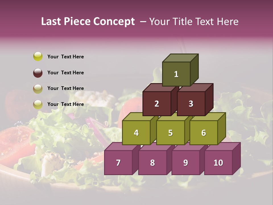 Salad Raw Breakfast PowerPoint Template