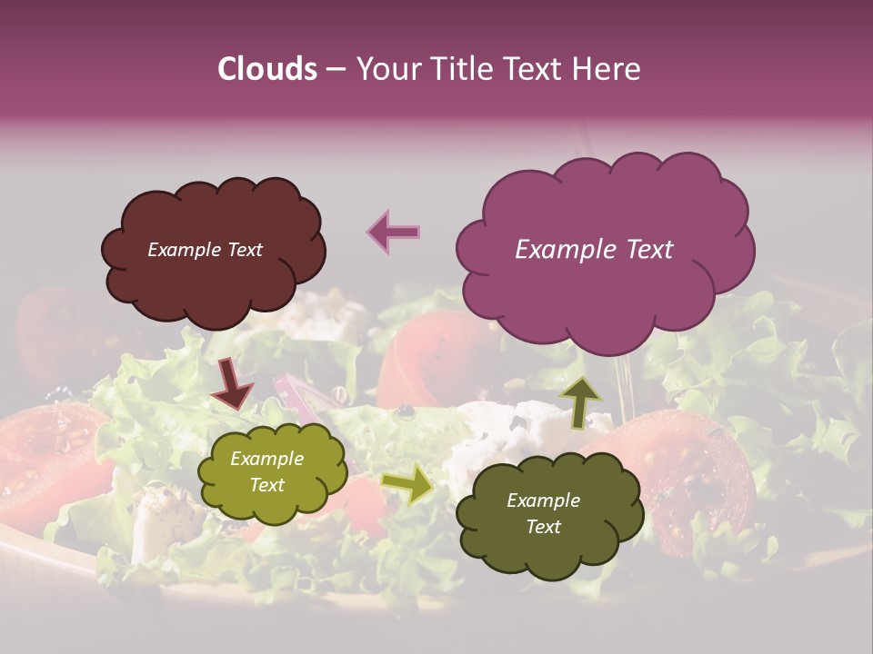 Salad Raw Breakfast PowerPoint Template