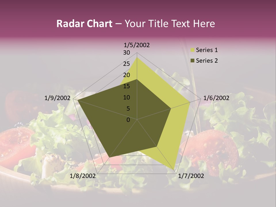 Salad Raw Breakfast PowerPoint Template