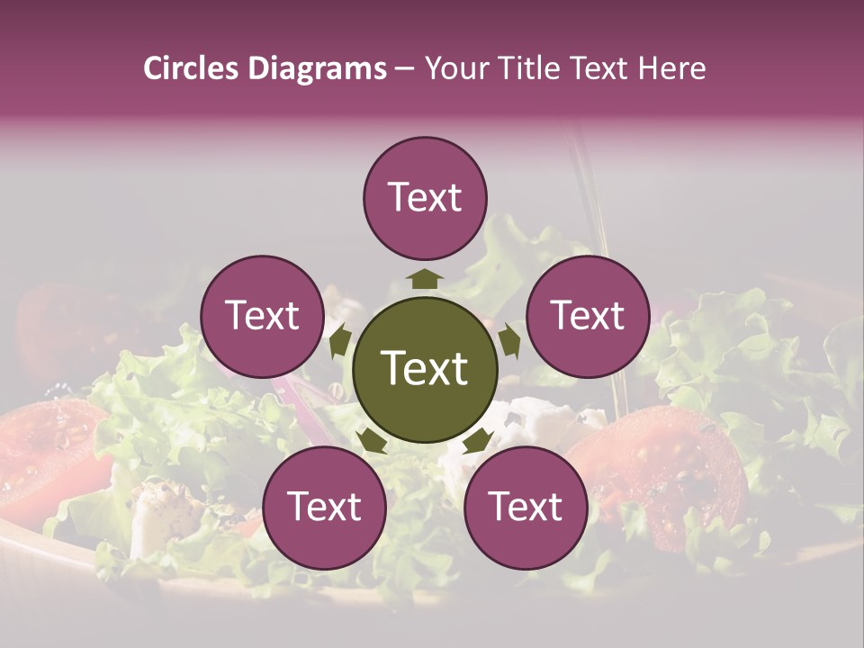 Salad Raw Breakfast PowerPoint Template