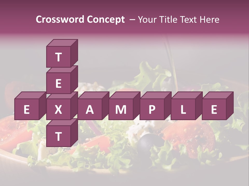 Salad Raw Breakfast PowerPoint Template