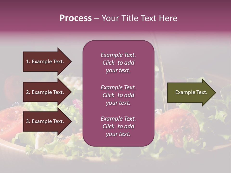 Salad Raw Breakfast PowerPoint Template