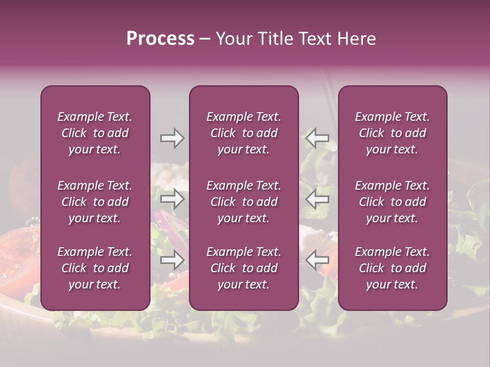Salad Raw Breakfast PowerPoint Template