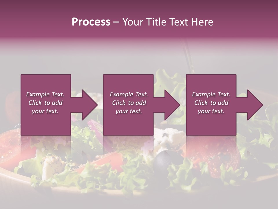 Salad Raw Breakfast PowerPoint Template