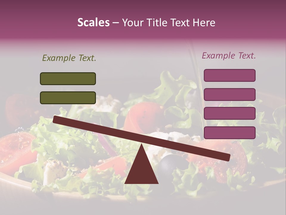 Salad Raw Breakfast PowerPoint Template
