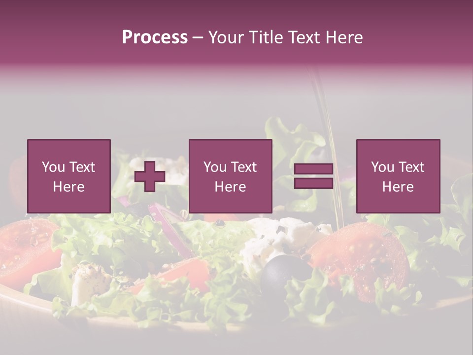 Salad Raw Breakfast PowerPoint Template