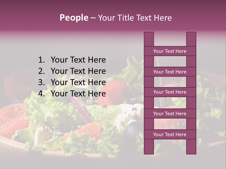 Salad Raw Breakfast PowerPoint Template