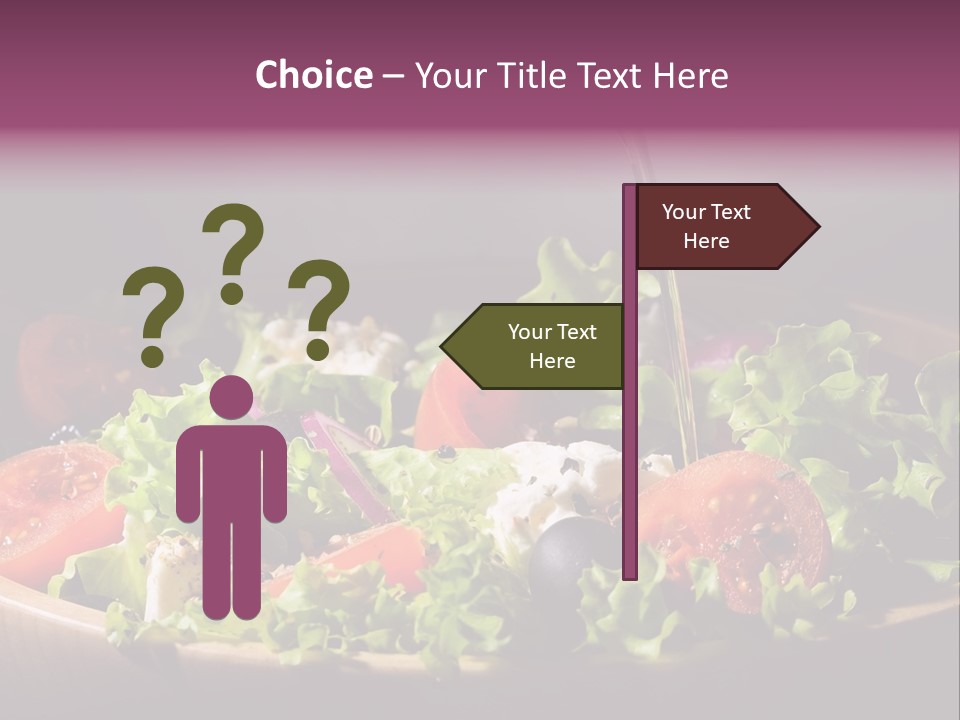 Salad Raw Breakfast PowerPoint Template
