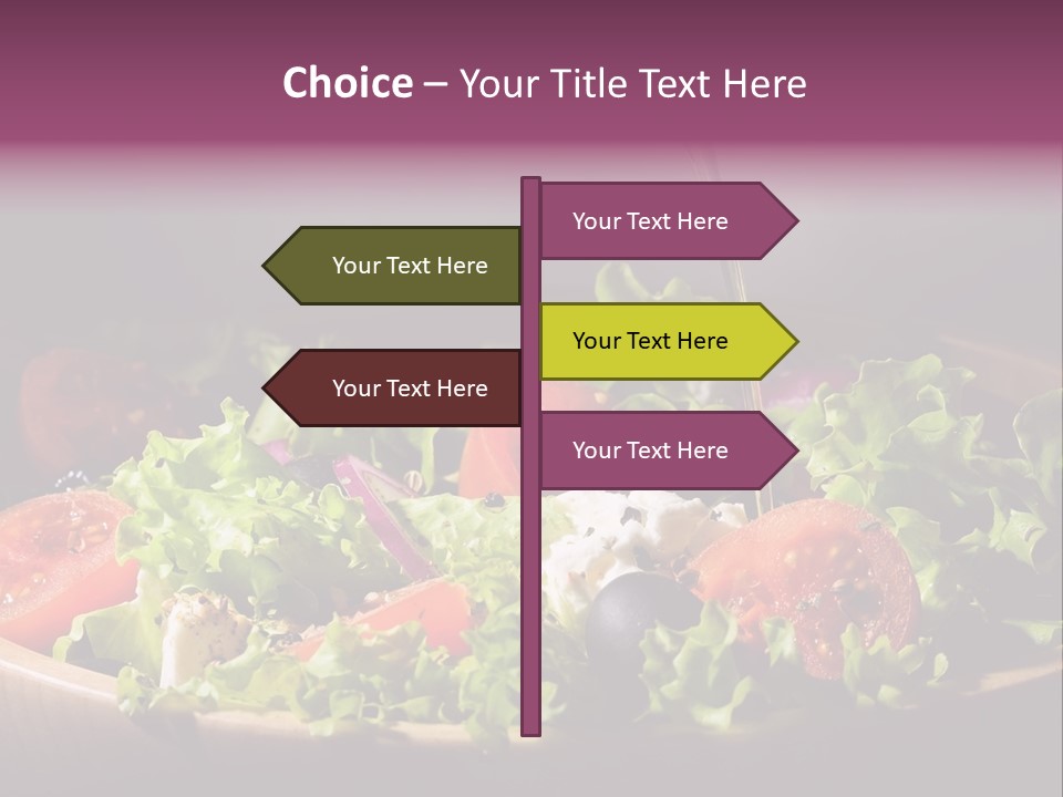 Salad Raw Breakfast PowerPoint Template