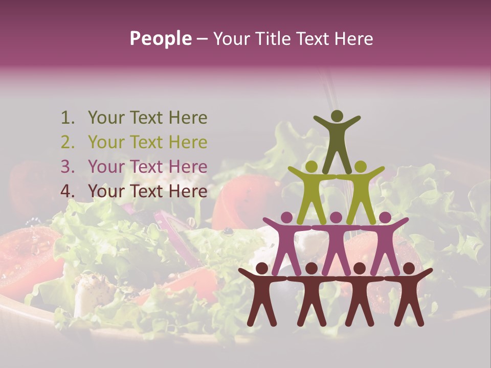 Salad Raw Breakfast PowerPoint Template