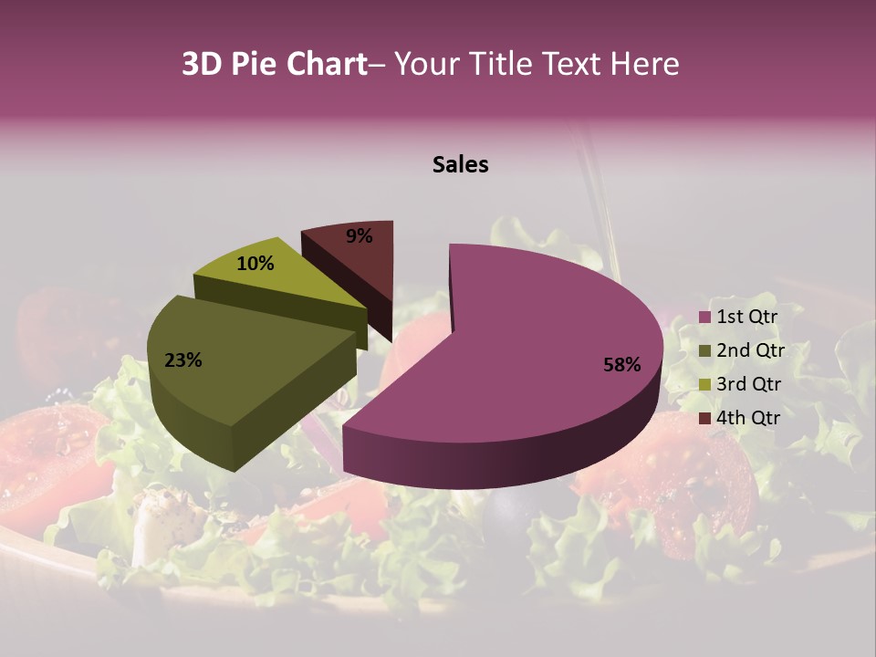 Salad Raw Breakfast PowerPoint Template