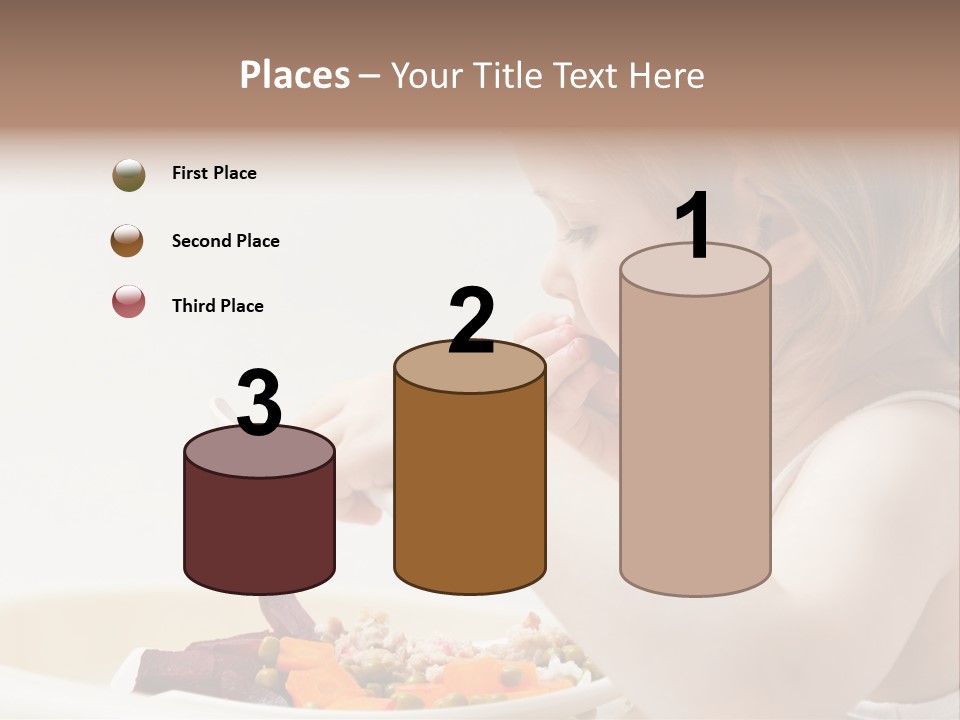 Dinner Rational Vegetarian PowerPoint Template