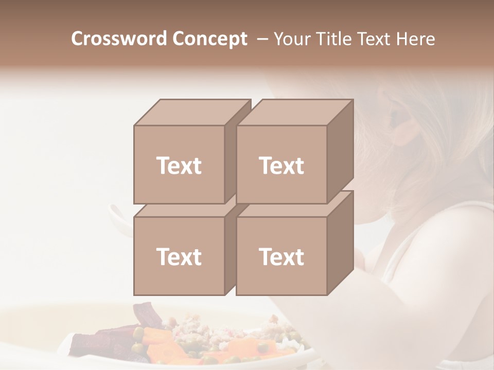 Dinner Rational Vegetarian PowerPoint Template