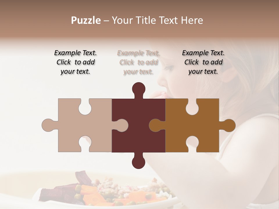 Dinner Rational Vegetarian PowerPoint Template