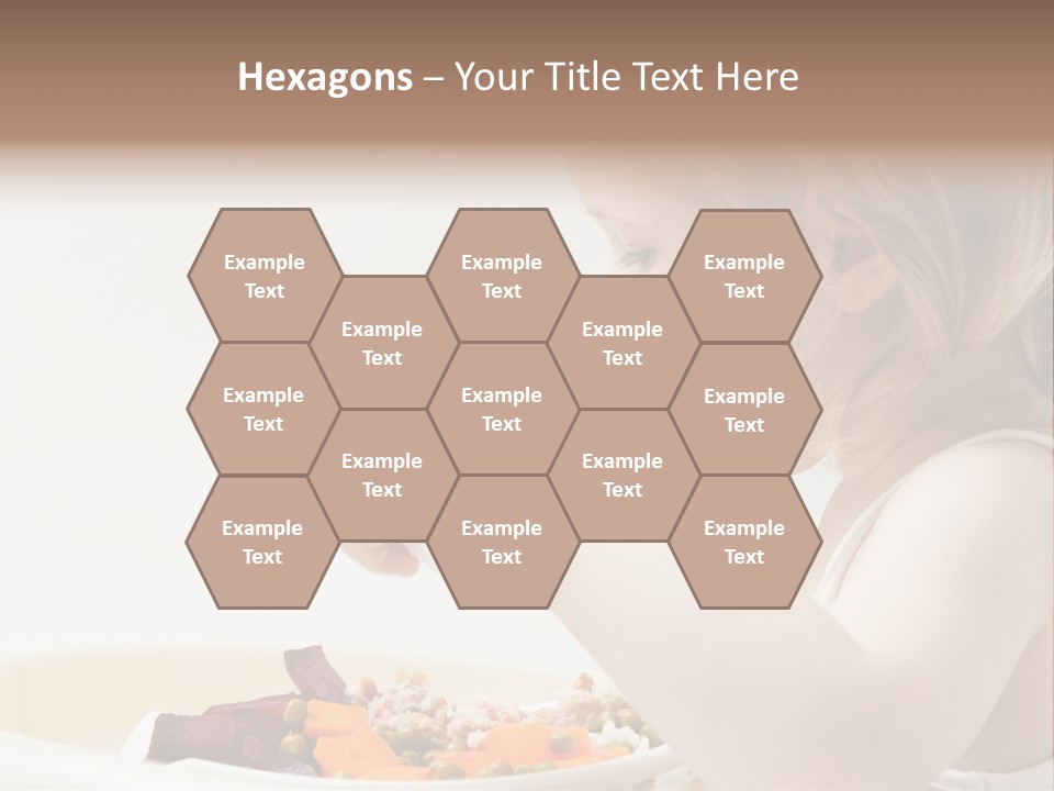 Dinner Rational Vegetarian PowerPoint Template