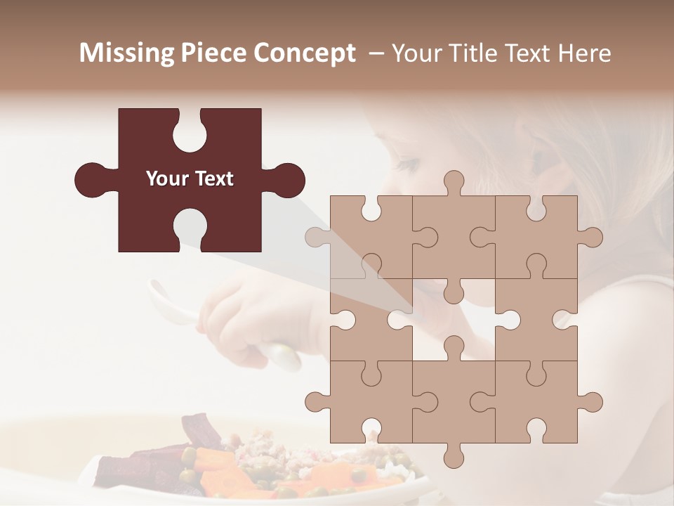 Dinner Rational Vegetarian PowerPoint Template