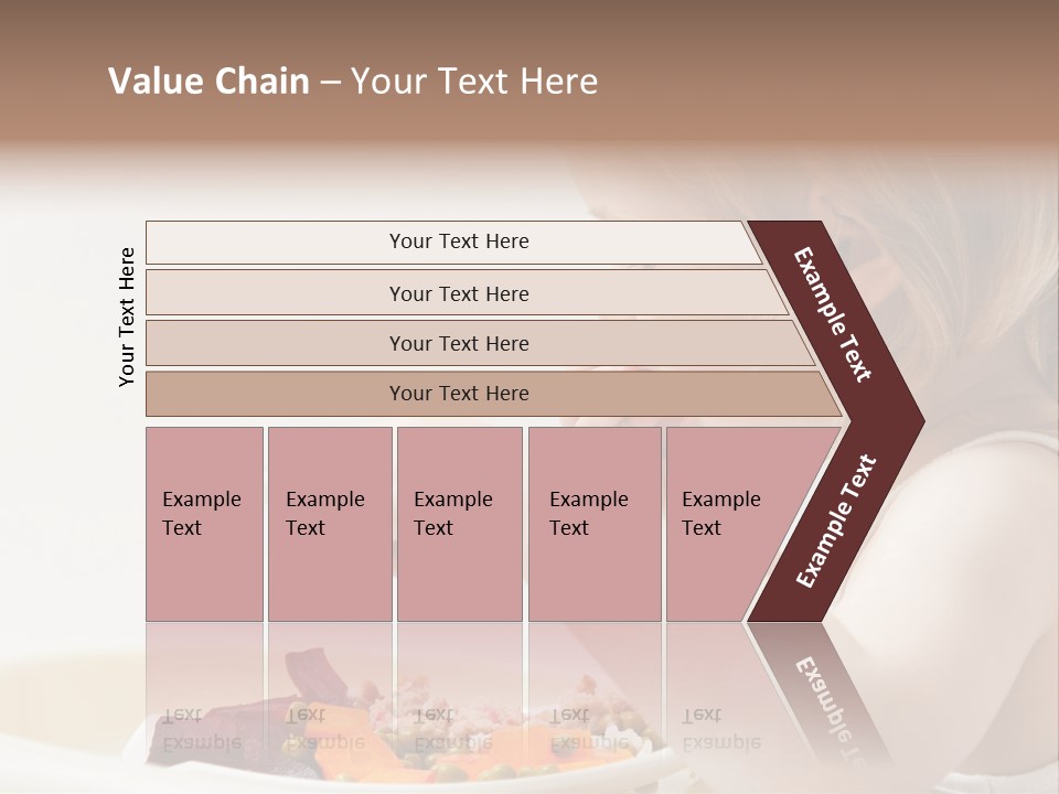 Dinner Rational Vegetarian PowerPoint Template