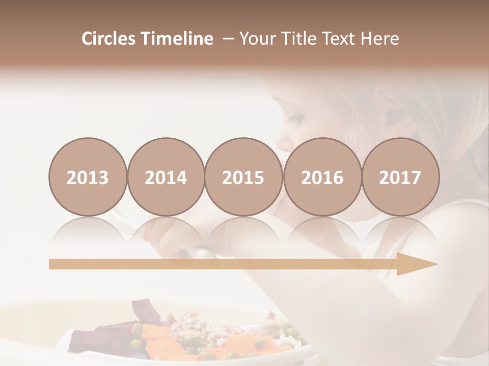 Dinner Rational Vegetarian PowerPoint Template