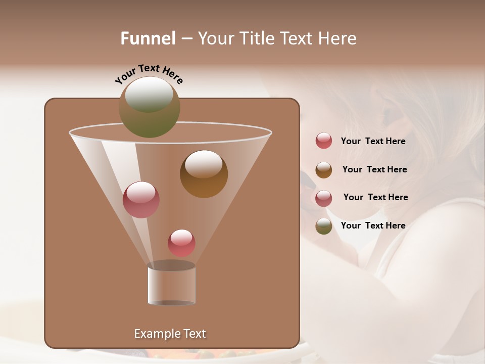 Dinner Rational Vegetarian PowerPoint Template