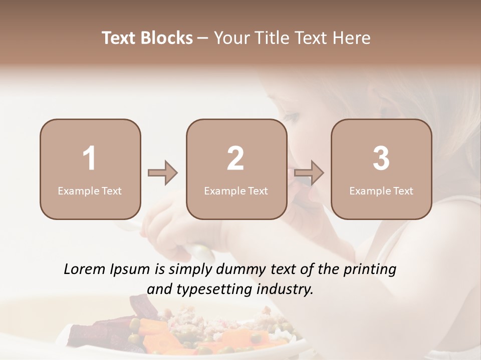 Dinner Rational Vegetarian PowerPoint Template