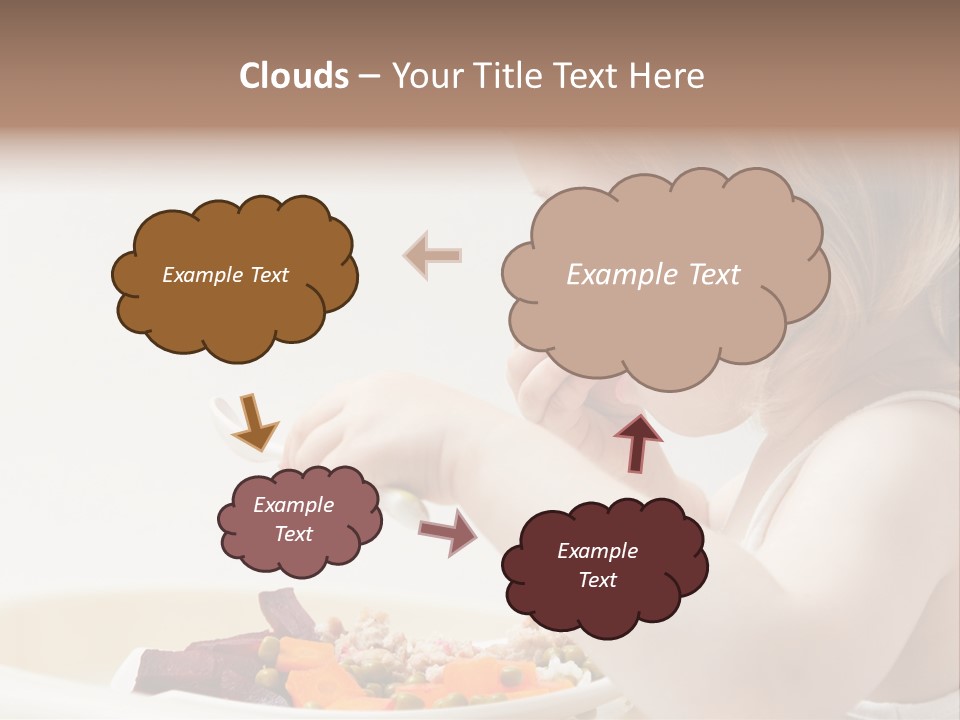 Dinner Rational Vegetarian PowerPoint Template