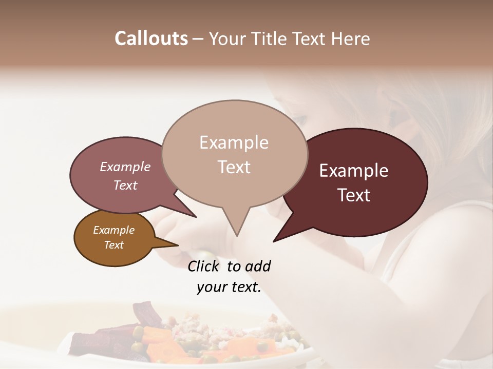 Dinner Rational Vegetarian PowerPoint Template